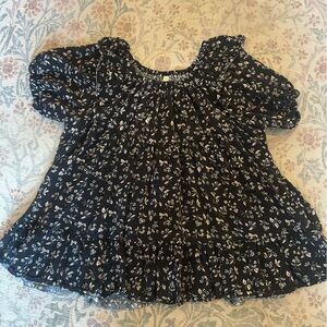 Rylee & Cru floral flowy girls blouse